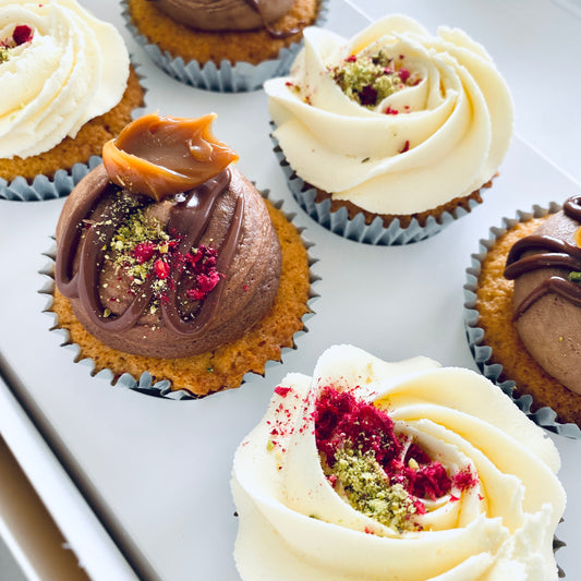 Decadent Chocolate & Vanilla Cupcakes